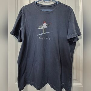 Mens Keep It Salty Life Is Good T Shirt Size Large